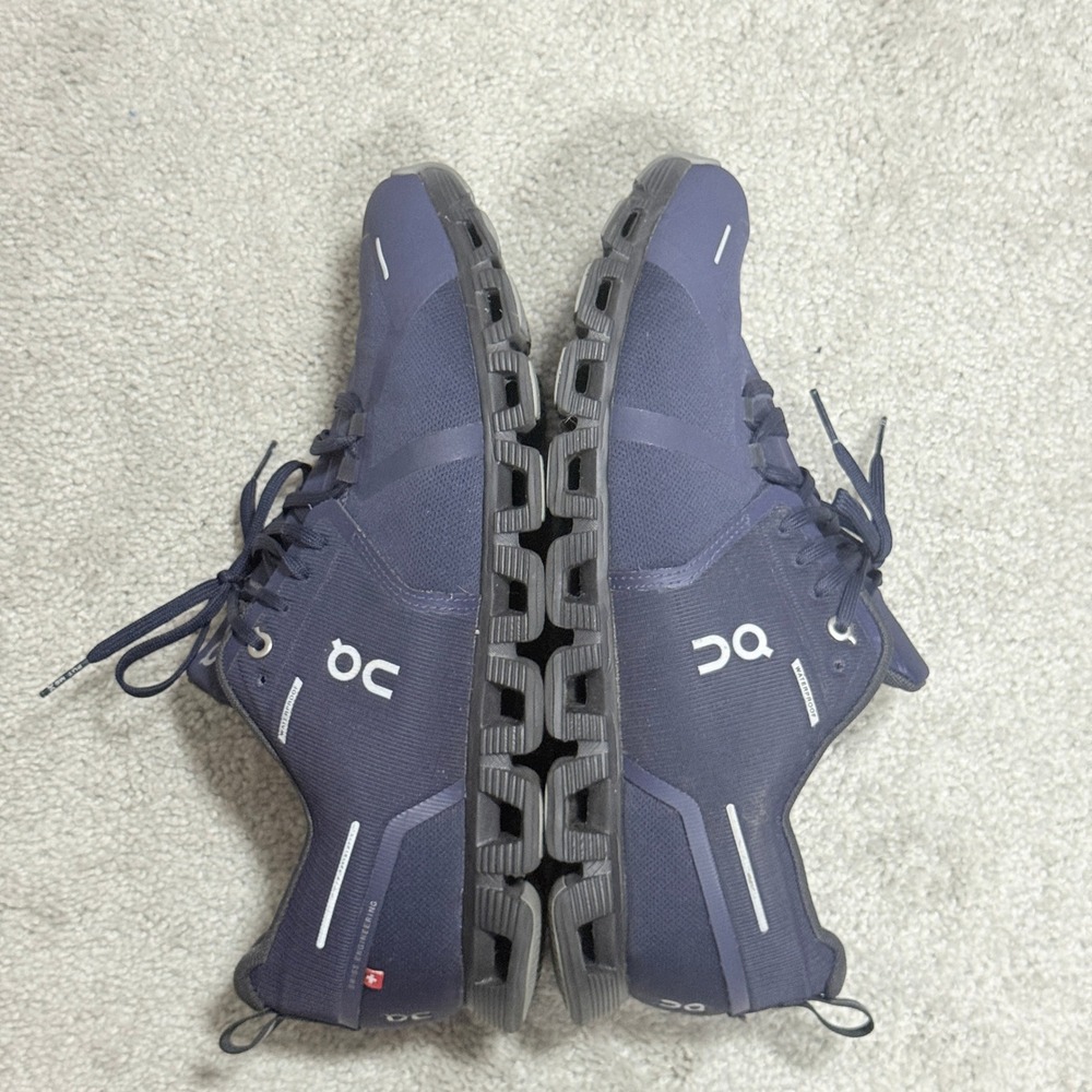 On Cloud 5 Waterproof Men's Sz 11.5 Running Shoes Midnight Magnet Blue 59.98143